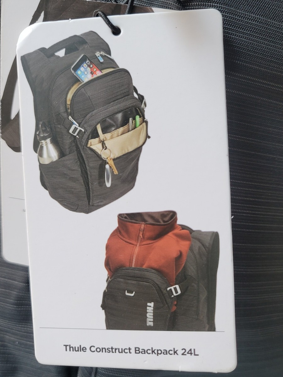 Thule Construct Backpack 24L Laptop Bag 15.6 Storage Travel Hiking