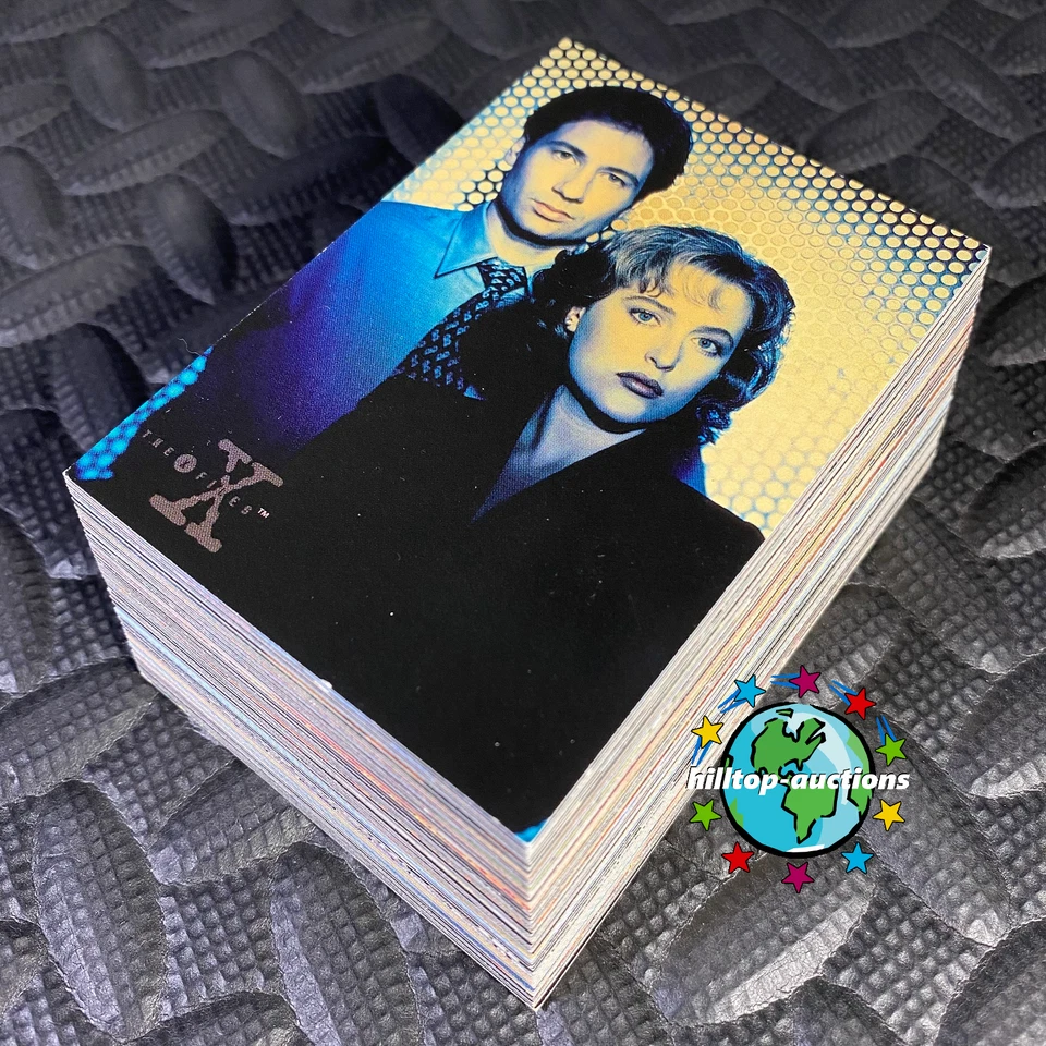 THE X-FILES SEASON 1 COMPLETE 72-CARD SET+PROMO,WRAPPER 1995 TOPPS TV SHOW XFILE - Image 2 of 2