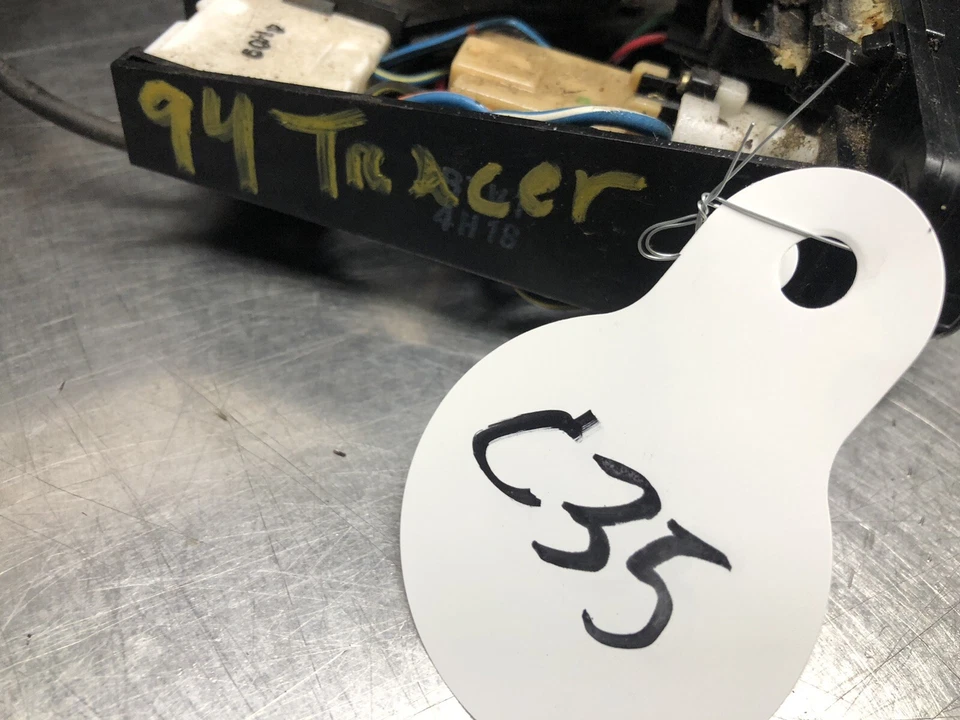 Ford Escort Tracer 1991-1994 calefacción aire acondicionado temperatura climatización climatización Foto 3 de 3