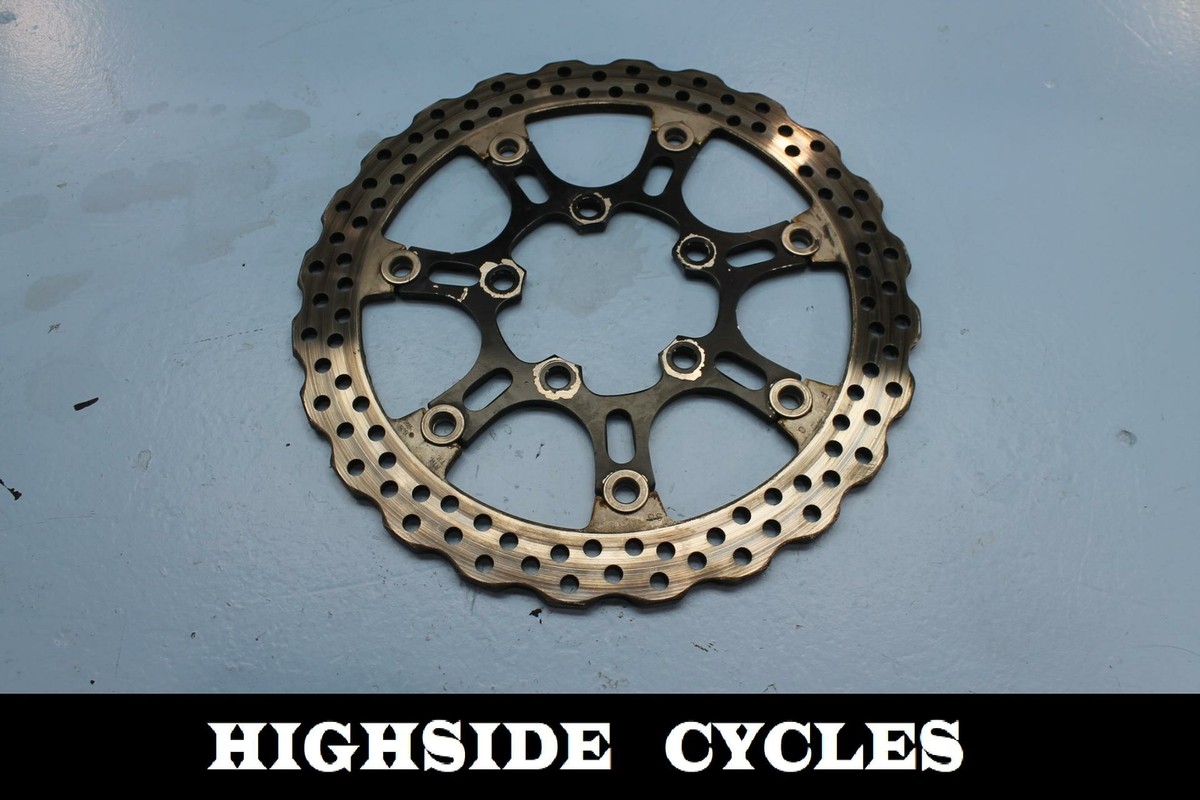 1050 06-07 KAWASAKI NINJA ZX10R FRONT WHEEL RIM BRAKE ROTOR DISC