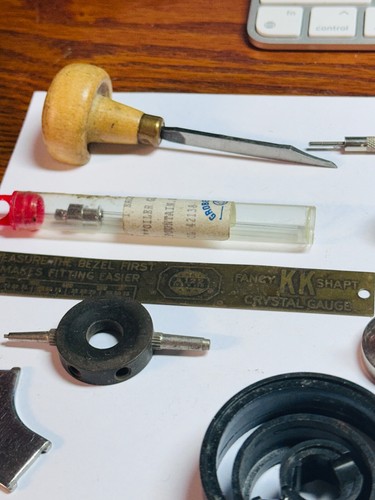 Vintage Jewelers / Watchmakers Tools Lot - PLIERS GRAVERS OILER OPENERS MORE - Picture 5 of 21