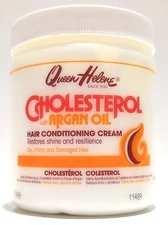 Queen Helene - Cholesterol Argan Oil Hair Conditioning Cream - 15 oz