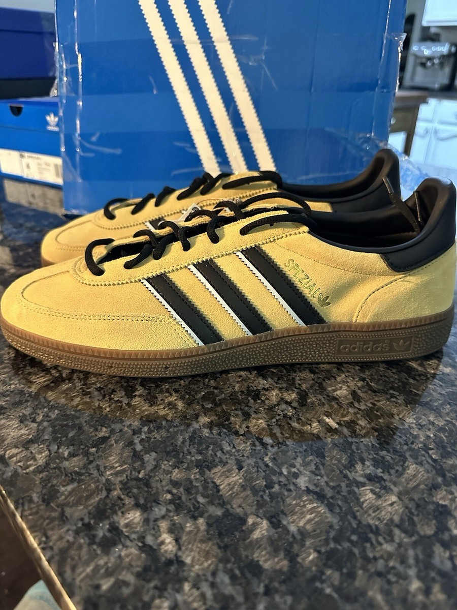 US 10.5 adidas Originals Handball Spezial  Oat Core Black‎ Crystal White IF9014 adidas Originals Handball Spezial Oat / Core Black / Crystal  main image 4