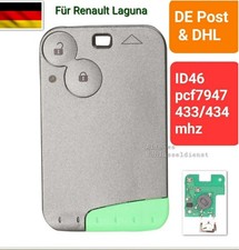 Funk schlüssel Karte 2 Tasten 434MHz Rohling für Renault Laguna 433 MHZ ID 46