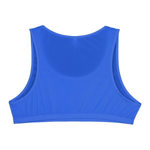 Canotta reggiseno uomo smanicata schiena a Y muscoli mezza crop top fitness palestra sport - Foto 85 di 93