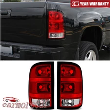 Pair Set Tail Lights Lamps 25958485 For 2007-2013 GMC Sierra 1500 2500 3500HD 