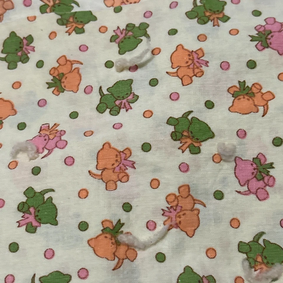 Trapos de eructo vintage paño de lactancia amarillo conjunto de 2 piezas hecho a mano alimentación bebé 19" Foto 2 de 4