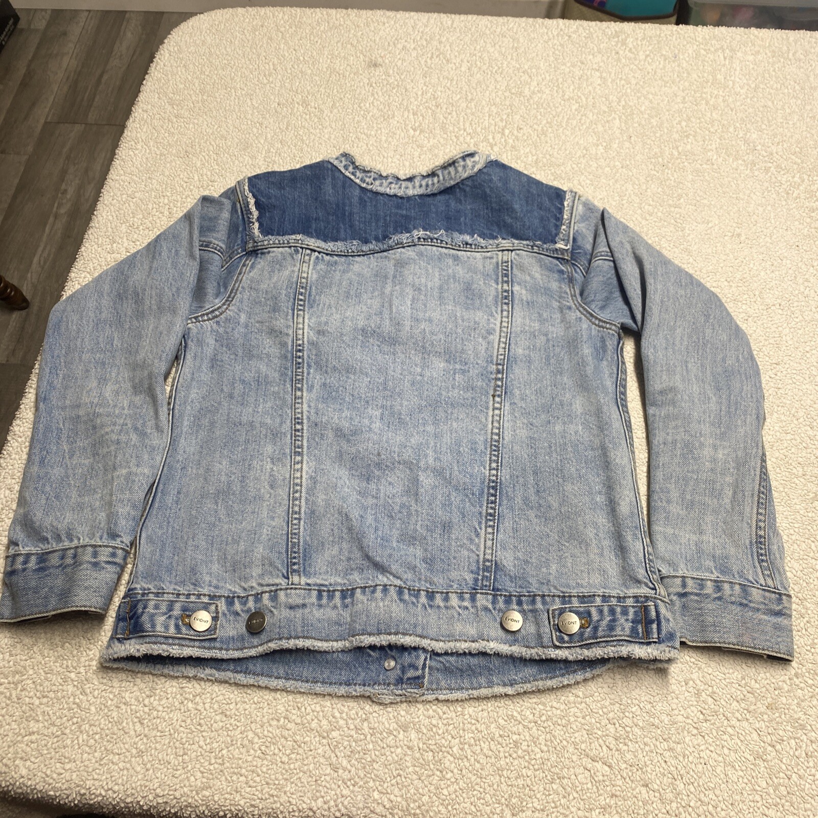 EVIDNT Los Angeles Distressed Patchwork Denim Jea… - image 7