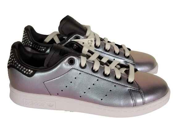 katoen team Uitvoerbaar Adidas Women&#039;s Stan Smith Size 5.5 Iridescent Rhinestone Crystal  [FV3423] | eBay