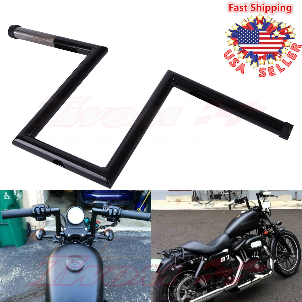 Drag Handlebar 1" Z Bar Ape Hanger For Harley Sportster XL883 1200
