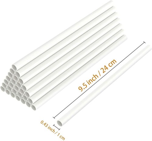 10 pcs Plastic Cake Dowel Rod White Cake Dowel Rods Tiered Cake Construction ... - Picture 2 of 6