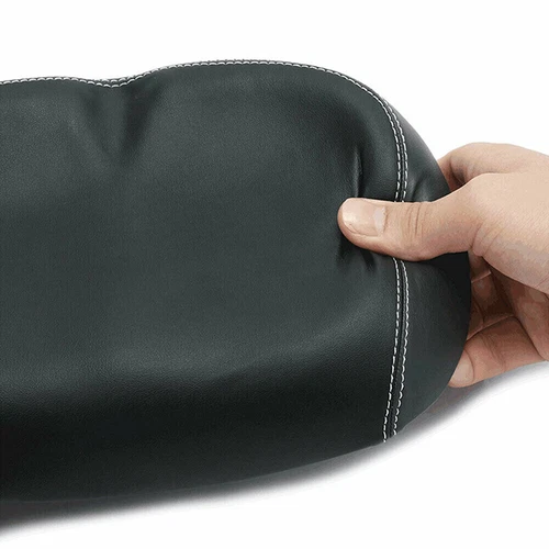 Bike Large Wide Saddle Bike Cycling Noseless Soft PVC PU Seat Black Big Ass Bike - Picture 11 of 12
