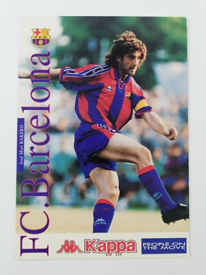 Affiche Vintage Kappa Jose Maria Bakero FC Barcelona 1996 – People On The Move