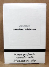 NEW Essence NARCISO RODRIGUEZ Scented Candle 40g / 1.4 oz RARE Bougie Parfumee