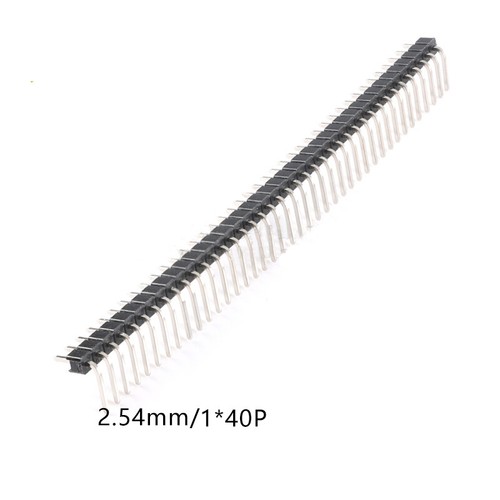 2.54mm Male PCB Single Row Righ Angle Pin Header Strip Connector 1*2Pin~1*40Pin - Picture 15 of 15