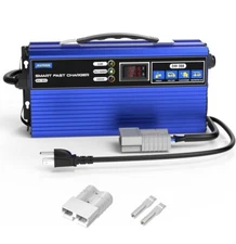 Portable 24V 30A Fully-Automatic Smart Fast Charger for Forklift Club Golf Cart 