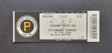 White Sox vs Pirates 2010 baseball ticket stub Tabata 1st HR - Alvarez 1st game