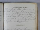 1861 Civil War Diary on Colonel Elmer E. Ellsworth's Funeral at White House