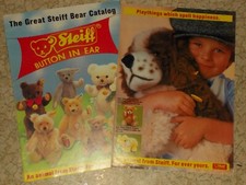 TWO items; The Great Steiff Bear Catalog 1985  an undated catalog