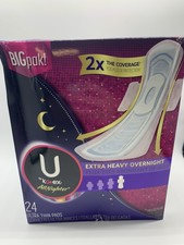U By Kotex Allnighter Ultra Thin Overnight Pads With Wings Extra Heavy Flow 24ct For Sale Online Ebay