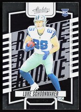 2023 Panini Absolute Retail Luke Schoonmaker #121 Rookie RC Dallas Cowboys