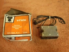 NOS V-Twin Volt Tech Black Regulator 1981-1988 Harley #32-0667
