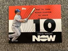 2007 Topps Generation Now Insert #GN156 Mets David Wright Baseball Card