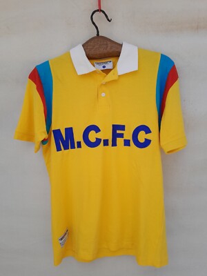 Vintage Julian Ross MAMBO Football Shirt Mens Small Yellow Oliver
