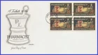 USA3 #1473 U/A ARTMASTER FDC BL4  Pharmacy