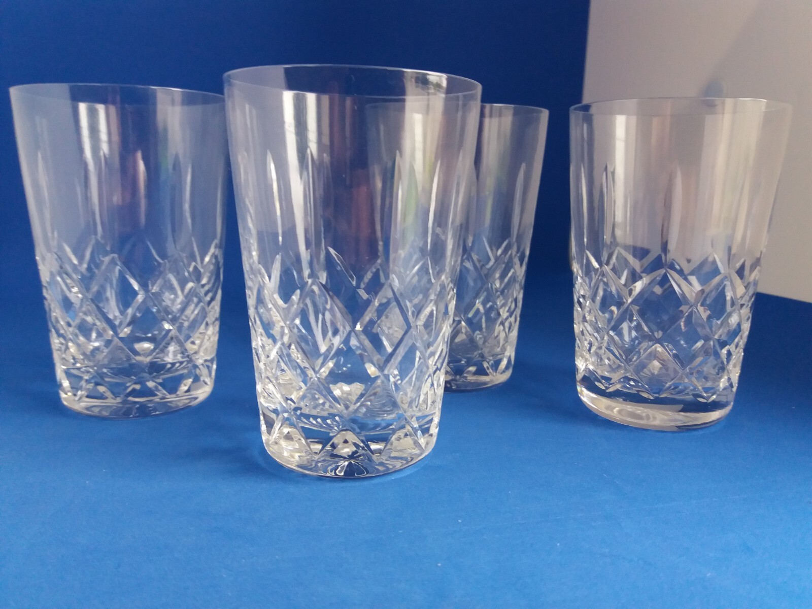 SET of 4 STUART CRYSTAL KNIGHTSBRIDGE WHISKY TUMBLERS eBay