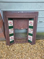 CAST IRON FIRE PLACE VICTORIAN 1900s