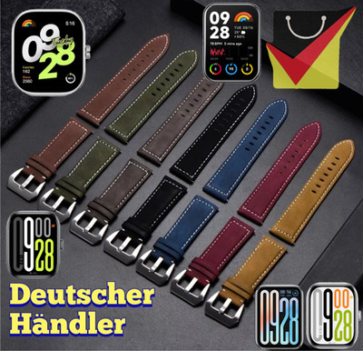 Echtleder Armband für Xiaomi Mi smart Band 8 Pro / 9 Pro / Redmi Watch 4 / 5 / 6