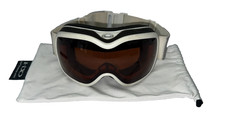 Oakley Stockholm Women's Snow Goggles White Silver Ski Snowboard + Bag
