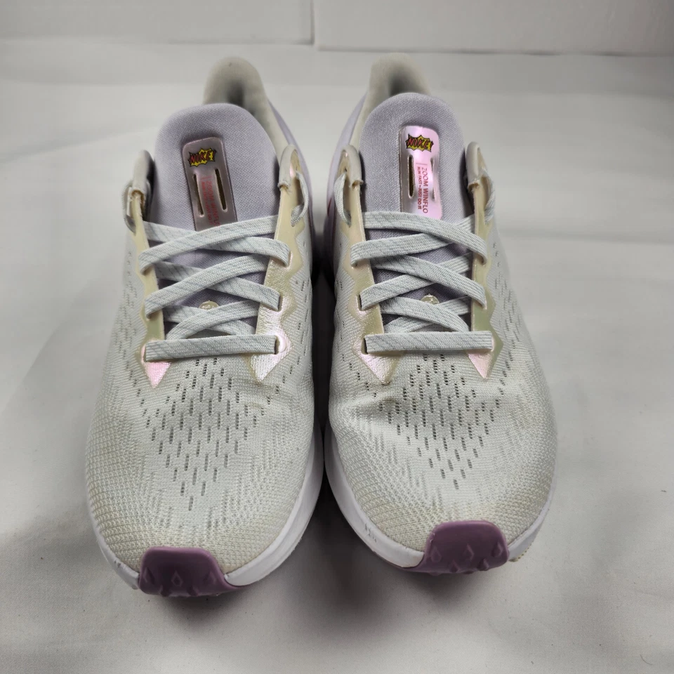 Nike Air Zoom Winflo 6 Blanco Violeta Estrella Para Mujer Talla US 6.5 EU 37.5 CW2638-181 Foto 2 de 4