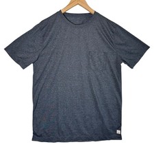 Vuori Tradewind Performance Tee 2.0 Short Sleeve Athletic Shirt Gray Men's Large