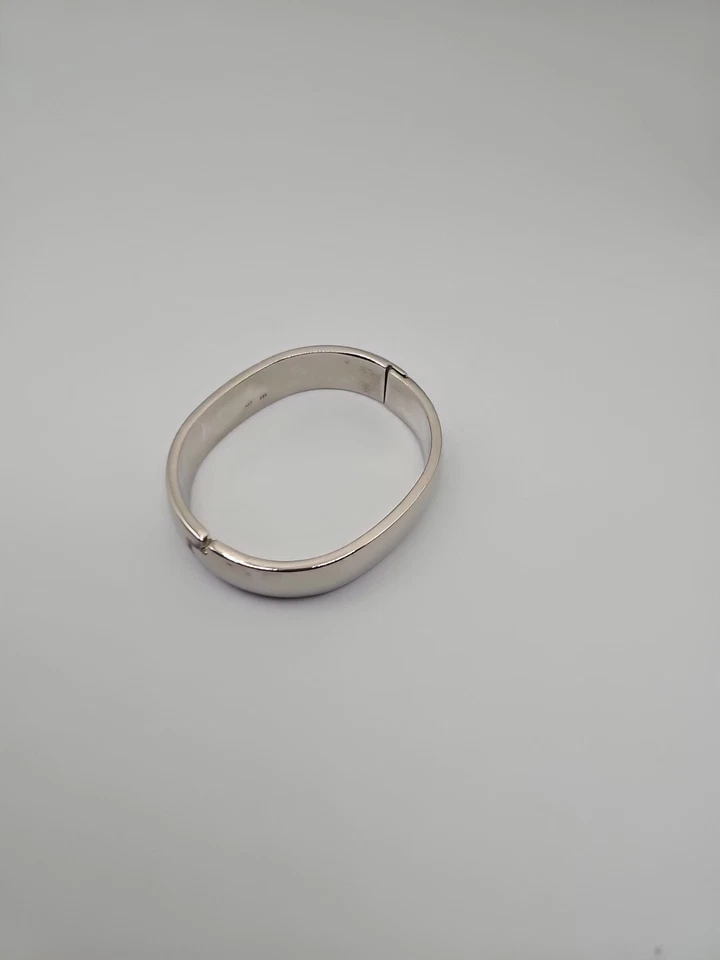 Sterling Silver Bracelet, Bangle With Closure, 50 Grams - Image 2 of 4
