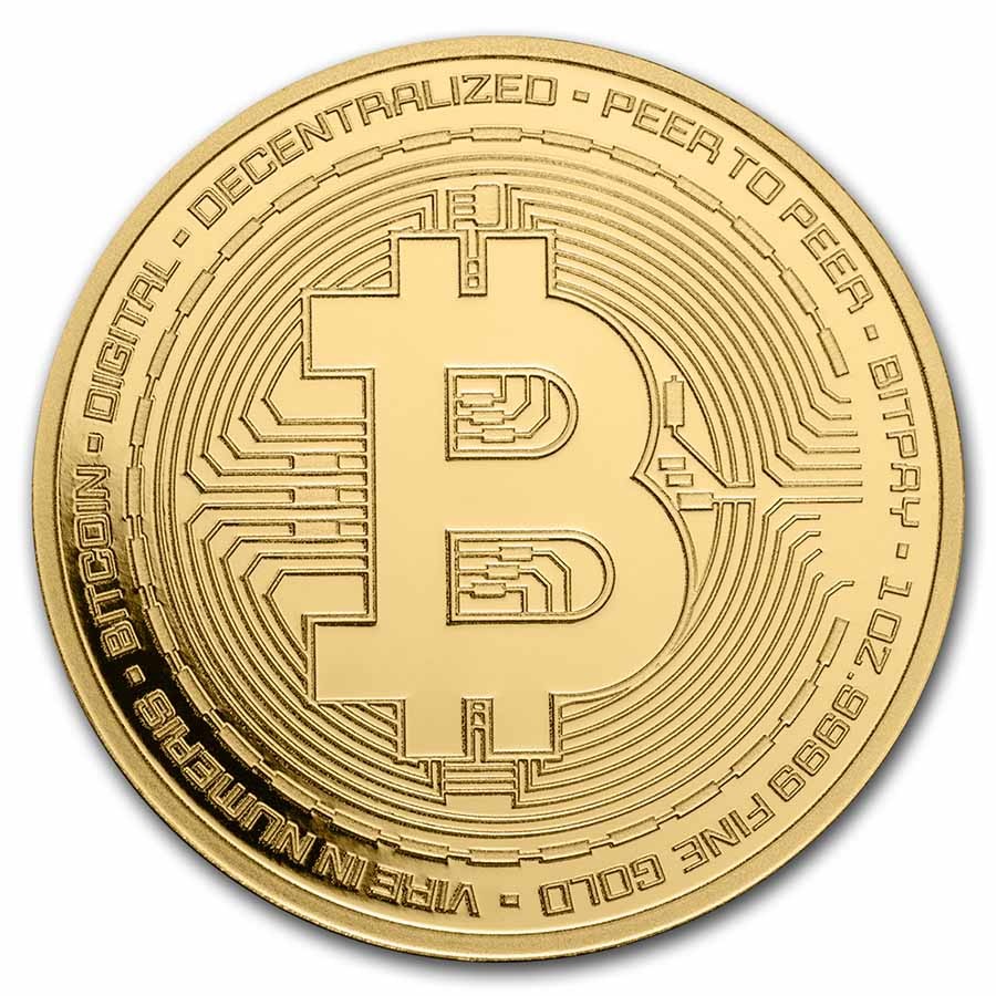 1 oz Gold Round - Bitcoin | eBay