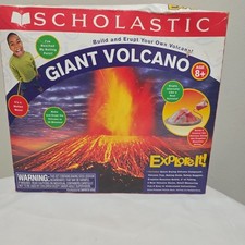Scholastic Build Erupt GIANT VOLCANO Science Project STEM Homeschool NEW