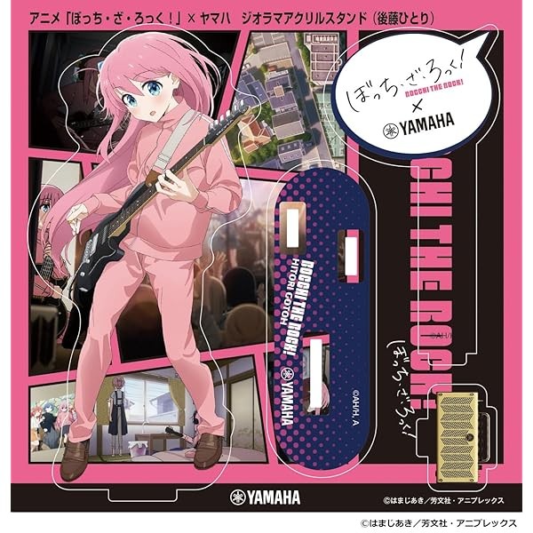 Goto Hitori Anime ""Bocchi the Rock!"" x Yamaha Diorama Acrylic Stand Japan FS