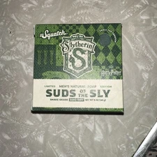 Dr Squatch Harry Potter Slytherin Suds of the Sly Bar Body Soap Limited Ed NIB