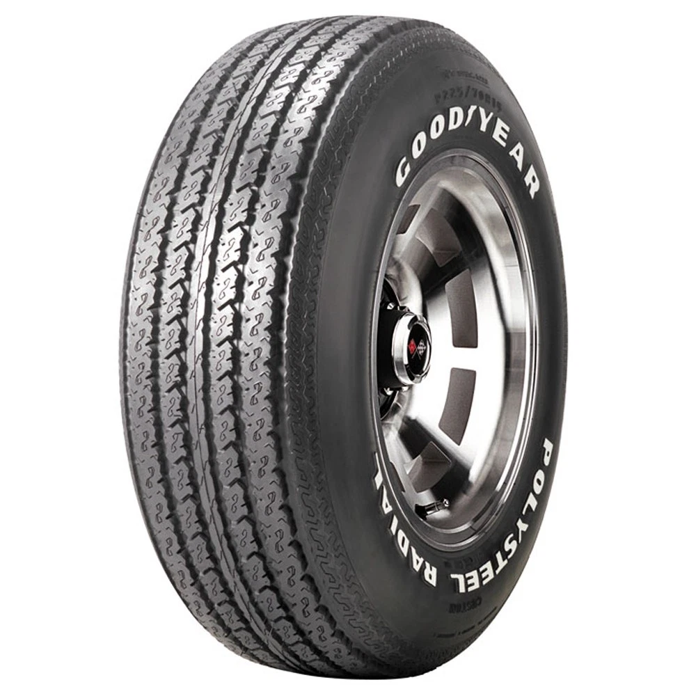 Goodyear 15 Inch Performance Tires, with Vintage Car Part for sale