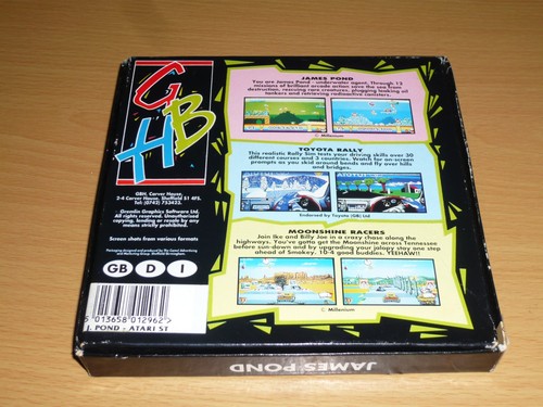 *****ATARI ST/STE GAME JAMES POND AGENT SOUS-MARIN PAR GBH***** - Photo 3/13
