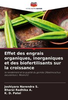 Joshiyara Narendra S. (U. A.) | Effet Des Engrais Organiques, Inorganiques Et...