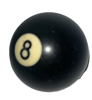 Pool Billiards Vintage 8 ball Single