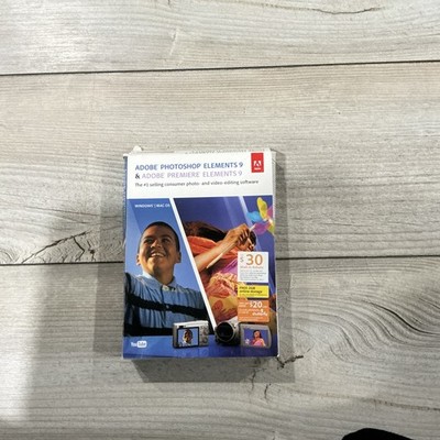 Adobe Photoshop elements nine and adobo premiere elements nine