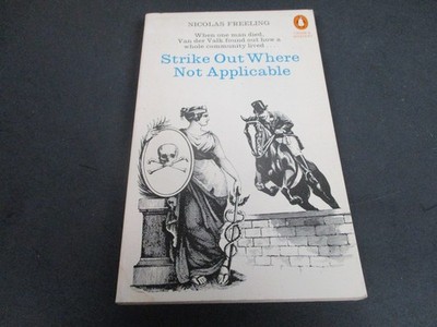 Strike Out Where Not Applicable Nicolas Freeling 1969 Crime Mystery Penguin