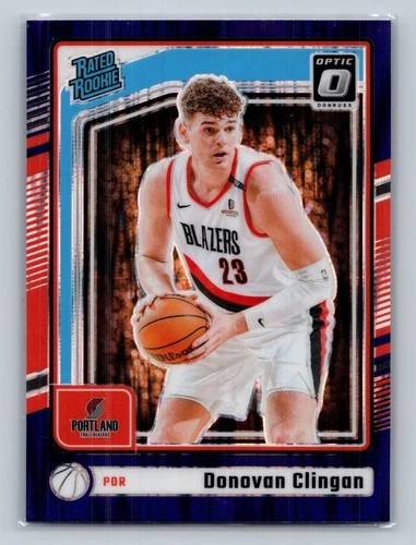 2024-25 Donruss Optic #272 Donovan Clingan Purple