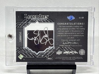 2013-14 Upper Deck Black - Legendary Lustrous Signatures Larry