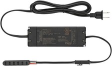 Tresco L-DC-SLELT30-1 12VDC 30W Plug-In Power Supply w/ 6-Snap - Black
