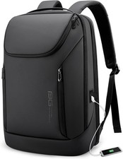 Business Laptop Backpack Waterproof 15.6in Travel Bag with USB Charging Port